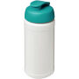 Baseline® Plus 500 ml sportfles met flipcapdeksel - Wit/Aqua Baseline® Plus 500 ml sportfles met flipcapdeksel - Wit/Aqua