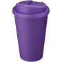 Americano® Eco 350 ml gerecyclede beker met spill-proof deksel - Paars