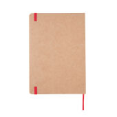 A5 kraft notitieboek, rood