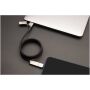 SCX.design C52 4 in 1 rPET magnetische ultrasnelle oplaadkabel van 100 W - Gun metal