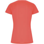 Imola sportshirt met korte mouwen voor dames - Fluorkoraal - S