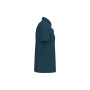 Ecologische herenpolo in piquétricot Peacock Blue S