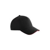 black/red