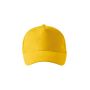 Cap unisex 5P yellow adjustable
