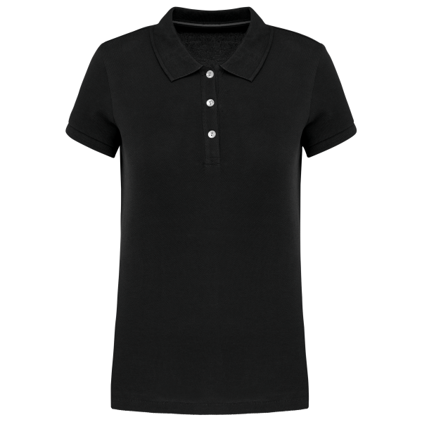 Damespolo Supima® korte mouwen