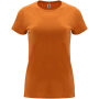 Capri damesshirt met korte mouwen - Oranje - roly-3XL Capri damesshirt met korte mouwen - Oranje - roly-3XL
