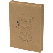 Celestia opvouwbare tafellamp van gerecycled plastic - Zwart