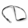 Polyester tubulaire keycord met metalen klem