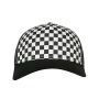 Checkerboard Retro Trucker black/white one size