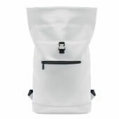 BAI ROLL - Laptop Rolltop rugzak PU - Wit