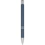 Moneta soft touch balpen met klikmechanisme (zwarte inkt) - Hale Blue