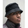Denim Bucket Hat - Black/Grey - One Size