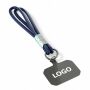 Sleutelhanger & telefoonhouder met koord met leren uiteinde.