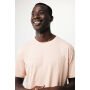 IQONIQ Kakadu relaxed gerecycled katoen t-shirt, peach nectar (S)