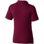 Calgary damespolo met korte mouwen - Bordeaux rood - M