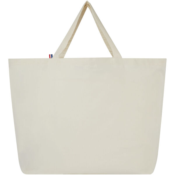 Cannes 200 g/m2 recycled shopper tote bag 10L - Natural