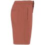 Ecologische herenshort French Terry  washed pomelo 4XL
