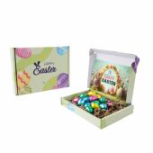 Brievenbuspaasdoosje gevuld met paaseitjes, Wit, Paaseieren Creamy klein assorti