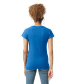 Gildan T-shirt V-Neck SoftStyle SS for her 51 Royal-2XL