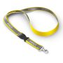 Afneembare polyester keycord met reflecterende overlay
