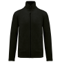 Microfleece met rits heren Black 5XL