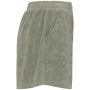 Ecologische badstof damesshort almond green XL