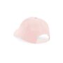 JUNIOR ORGANIC COTTON 5 PANEL CAP, POWDER PINK, One size, BEECHFIELD