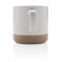 Geglazuurde keramische mok 360 ml, wit