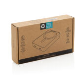 Amporia RCS rplastic magnetische 10.000 mAh powerbank, zwart