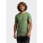 L&S T-shirt Crewneck cot/elast SS for him 313c Turquoise-M