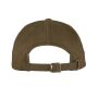 LOW PROFILE ORGANIC COTTON CAP, BURNT OLIVE, One size, FLEXFIT