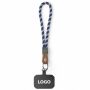 Sleutelhanger & telefoonhouder met koord met leren uiteinde Sleutelhanger & telefoonhouder met koord met leren uiteinde