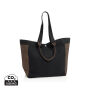 BEAU AWARE™ 400gsm recycled canvas all-round shopper, zwart