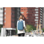Bobby Hero Small, anti-diefstal rugzak, lichtblauw, zwart