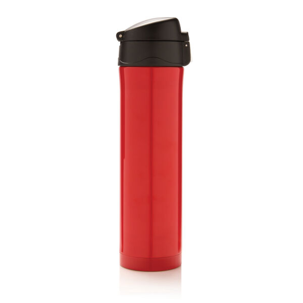 RCS gerecycled roestvrijstalen easy lock thermosfles, rood RCS gerecycled roestvrijstalen easy lock thermosfles, rood