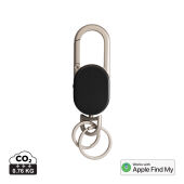 Keyfinder sleutelhanger met wereldwijd lokaliseren en USB C, zwart, grijs