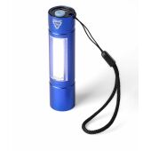 Gerecycled aluminium COB-zaklamp Sami zwart