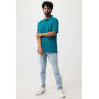 IQONIQ Yosemite gerecycled katoen pique polo, verdigris (L)