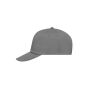 5 Panel Promo Cap Lightly Laminated dark grey one size