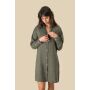 Linnen overhemdjurk voor dames Organic Khaki XS