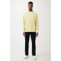 IQONIQ Etosha lichtgewicht gerecycled katoen sweater, cream yellow (XXXL)