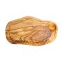 Plank met sapgeul ovaal olijfhout ca. 30x12 cm