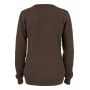 *Blakely knitted sweater dames bruin mél 3xl