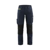 Donker marineblauw/High Vis Geel