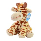 Zoo animal giraffe Gaby - yellow/brown