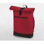 ROLL-TOP BACKPACK, CLASSIC RED, One size, BAG BASE