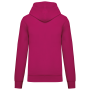 Ecologische herensweater met capuchon Fuchsia 5XL