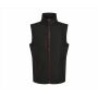 NAVIGATE 2 LAYER SOFTSHELL BODYWARMER, BLACK / CLASSIC RED, M, REGATTA