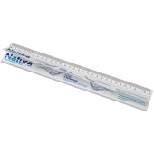 Sticky-Mate® gerecyclede sticky notes met bedrukte 30 cm liniaal - Wit - 25 pagina's
