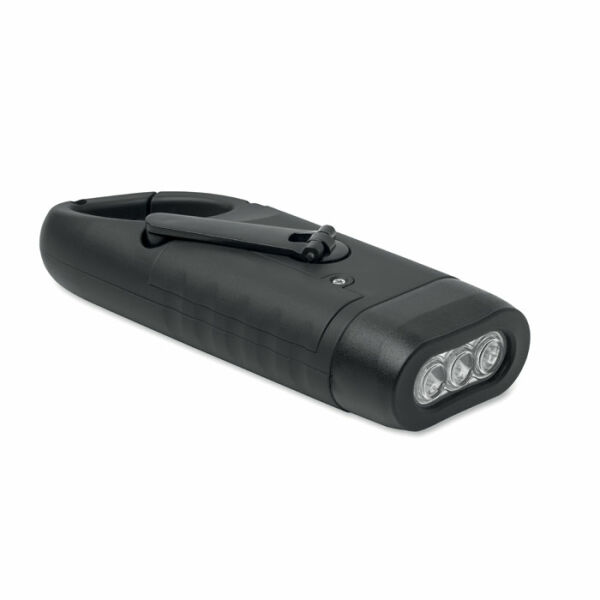 CRANCH - Zonnezaklamp met dynamo - Zwart CRANCH - Zonnezaklamp met dynamo - Zwart